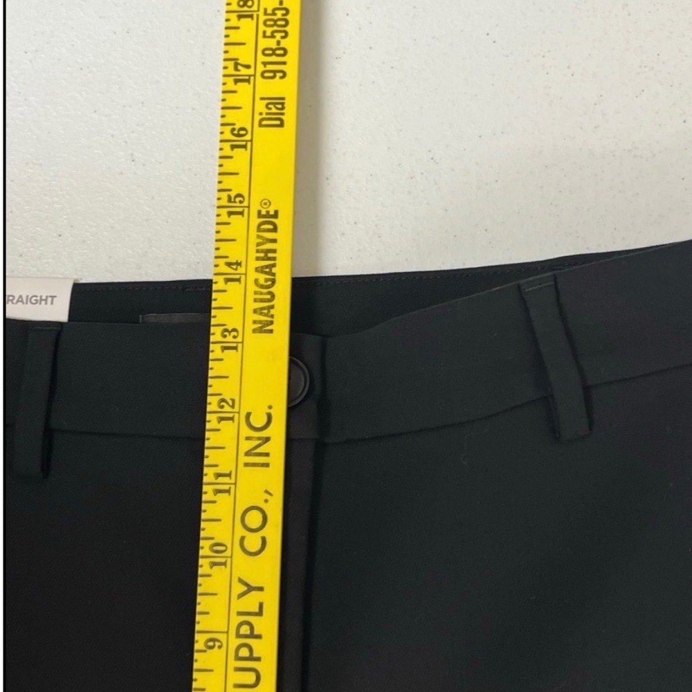 NWT LOFT The Perfect Straight Pants Women 10P Black Petite Stretch Dress Trouser - Picture 10 of 11